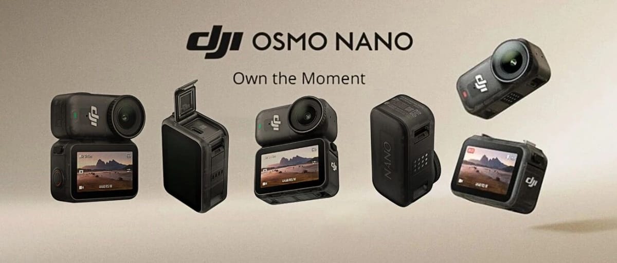 DJI Unveils Osmo Nano Wearable Action Camera with Advanced Features
