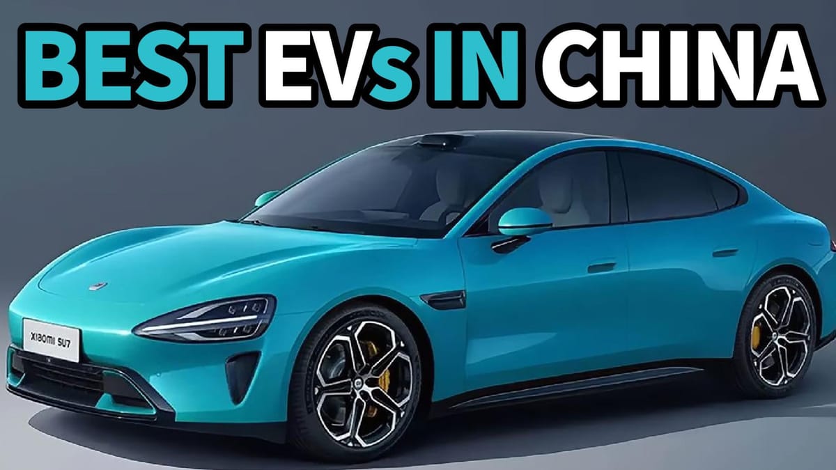 2025 Best-Selling Electric Cars in CHINA