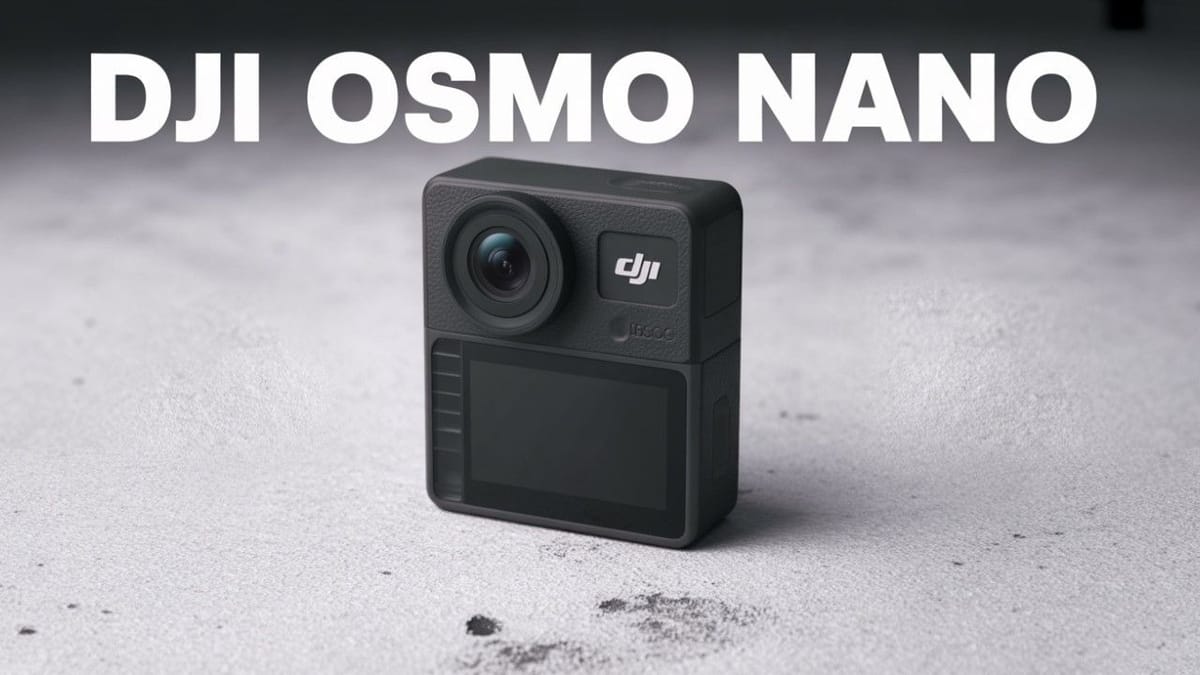 DJI Thumb-Sized Camera Leaked in High-Resolution Images