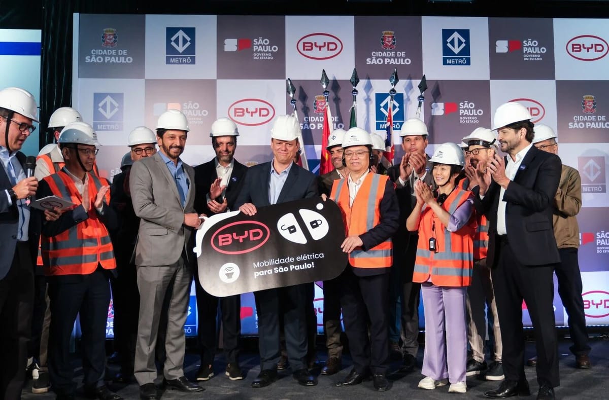 BYD Deepens Brazil Push With São Paulo SkyRail Test, Blade Battery Bus Delivery