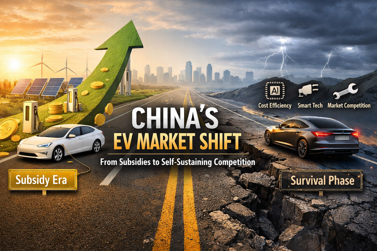 China’s EV Industry Enters Its Hardest Phase: What Really Changes After Subsidies Fade