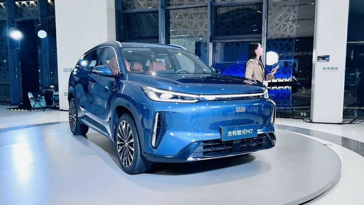 Geely Galaxy Unveils M7 With 225 km EV Range, Pushing Plug-In Hybrids Toward “EV-First” Use