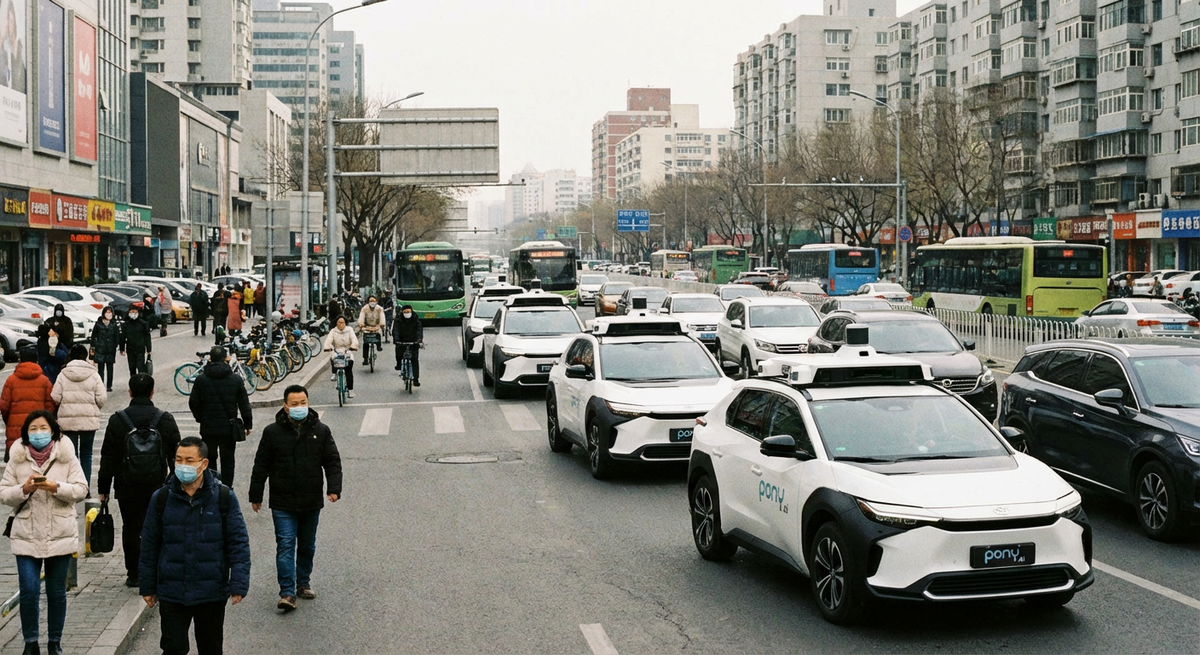 Pony.ai Ramps Up Robotaxi Fleet to 3,000 Units in Aggressive 2026 Expansion