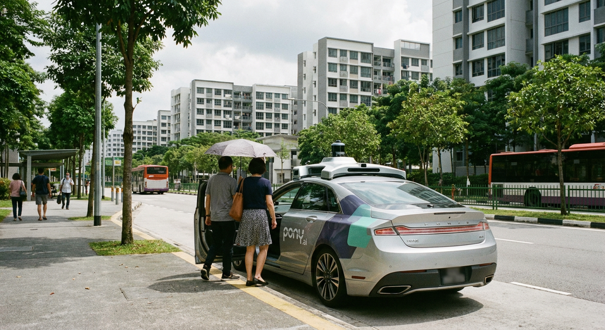 Pony.ai Launches Singapore Robotaxi Service in Global Expansion Push