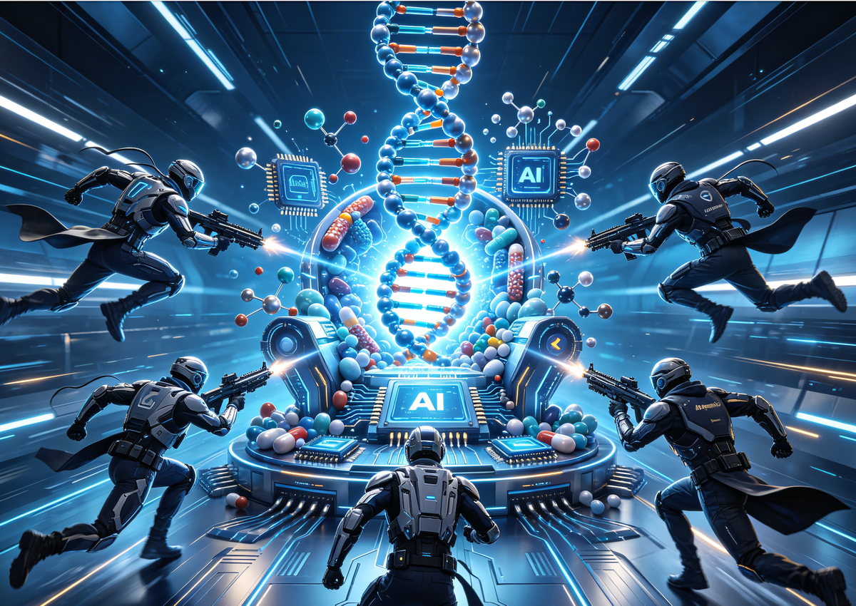 China’s Tech Giants Race Into AI Pharma With Five Distinct Playbooks