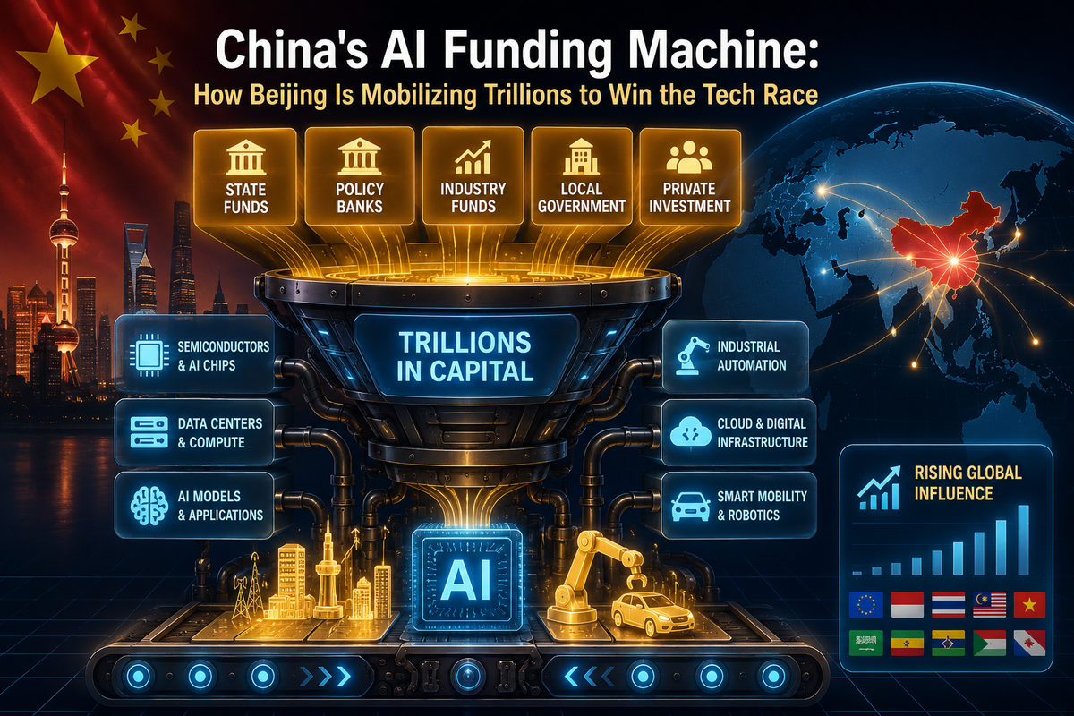 China's AI Funding Machine: How Beijing Is Mobilizing Trillions to Win the Tech Race