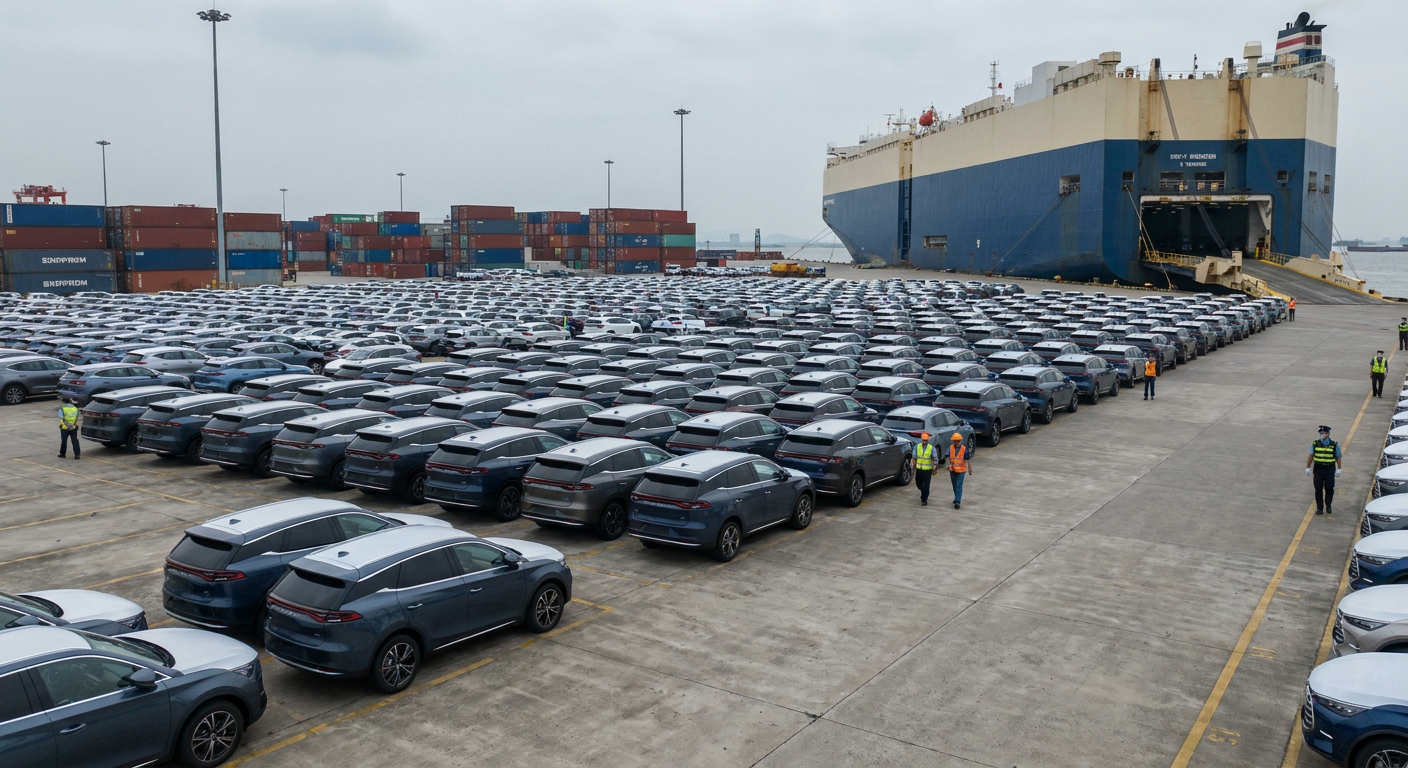 China's Automakers Pivot to Global Markets as Domestic EV Consolidation Accelerates