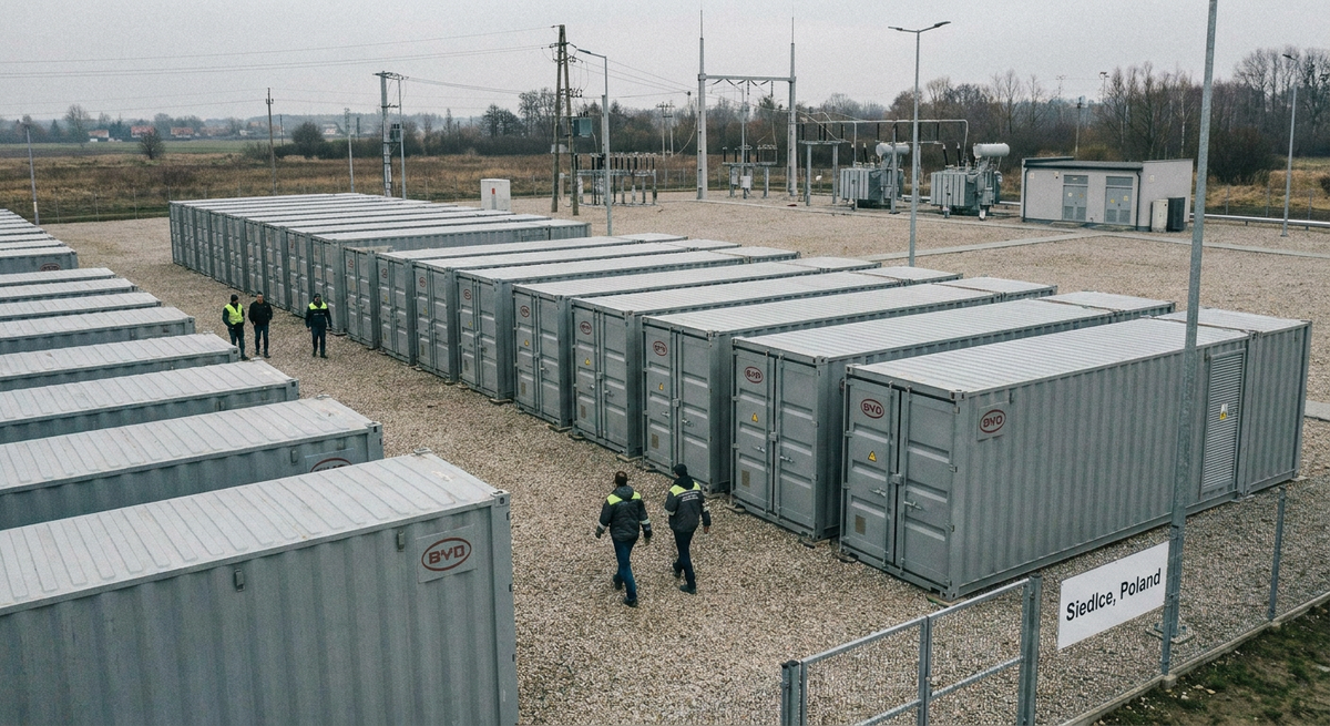 BYD Secures Poland's Largest Grid Storage Project