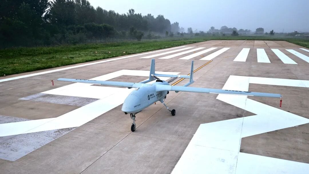 China's First Ton-Class Long-Endurance Civil Drone TP200 Completes Maiden Flight