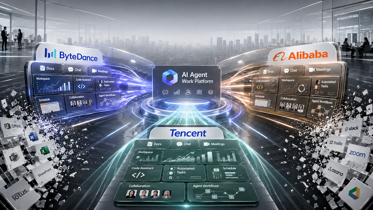 China's AI Office War: Why ByteDance, Alibaba, and Tencent Are Rebuilding the Workplace