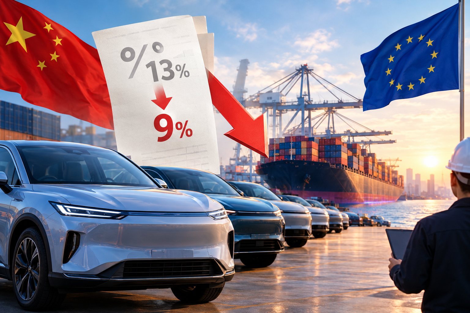 China Cuts NEV Export Rebates to 9%, Shifting Focus to Quality