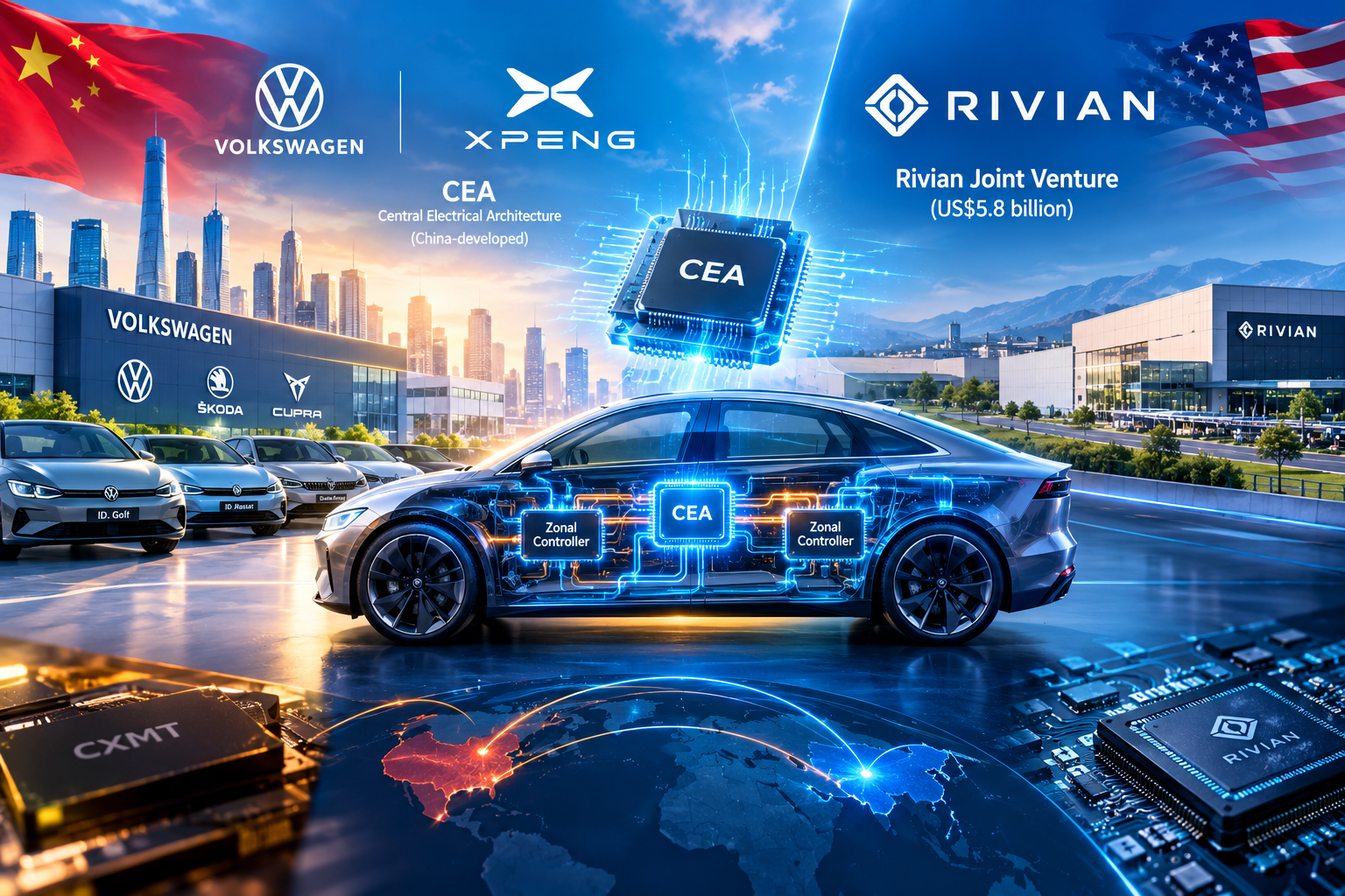 Volkswagen Eyes China-Engineered CEA Platform, Up to €5B in Savings